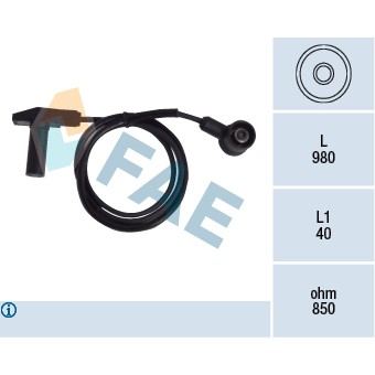 Слика на Сензор за положба на радалица FAE 79243 за Mercedes 190 (w201) E 1.8 (201.018) - 109 коњи бензин