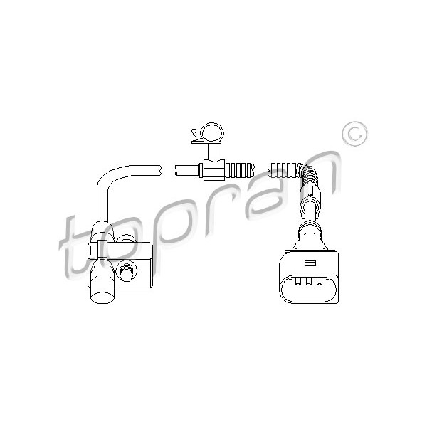 Слика на Сензор за положба на радалица TOPRAN 111 427 за VW Polo 3 Facelift (6n2) 1.6 16V GTI - 125 коњи бензин