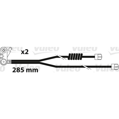 Слика на сензор за потрошувачка, сопирачки плочки VALEO OPTIPACK 882301 за Alfa Romeo 146 (930) Sedan 1.7 i.e. 16V - 129 коњи бензин