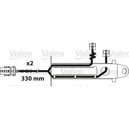 Слика на сензор за потрошувачка, сопирачки плочки VALEO OPTIPACK 882329 за камион DAF LF 45 FA 45.140 - 140 коњи дизел