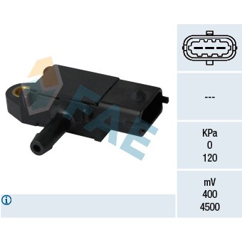 Слика на Сензор за притисок издувни гасови FAE 16108 за Opel Astra H Hatchback 1.7 CDTI - 125 коњи дизел