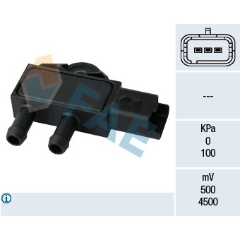 Слика на Сензор за притисок издувни гасови FAE 16111 за Citroen C6 Sedan 2.2 HDi - 163 коњи дизел