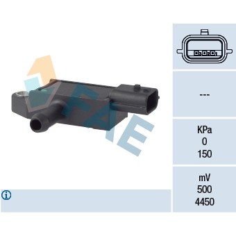 Слика на Сензор за притисок издувни гасови FAE 16113 за Renault Master 3 Bus (JV) 2.3 dCi 125 - 125 коњи дизел