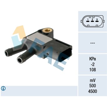 Слика на Сензор за притисок издувни гасови FAE 16116 за Mercedes E-class Saloon (w212) E 350 BlueTEC - 252 коњи дизел