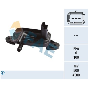 Слика на Сензор за притисок издувни гасови FAE 16122 за камион Iveco Daily 2006 Platform 35C12, 35S12 - 116 коњи дизел