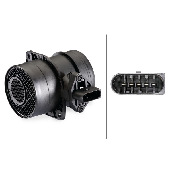 Слика на сензор за проток на воздух HELLA 8ET 009 142-571 за VW EOS (1F7,1F8) 2.0 TDI - 140 коњи дизел