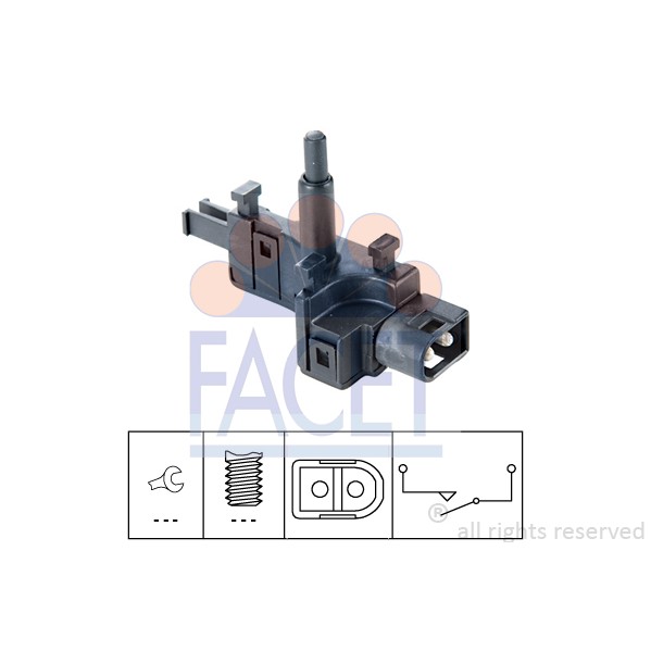 Слика на Сензор за рикверц светло FACET Made in Italy - OE Equivalent 7.6165 за Mercedes E-class Estate (s124) E 320 T (124.092) - 220 коњи бензин