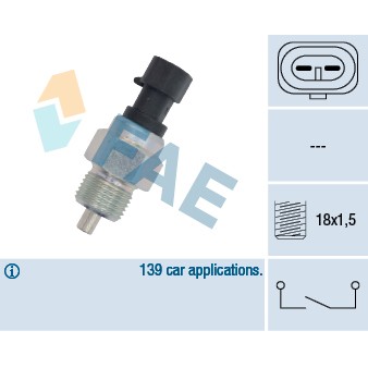 Слика на Сензор за рикверц светло FAE 40490 за Fiat Doblo Cargo 223 1.4 - 77 коњи бензин