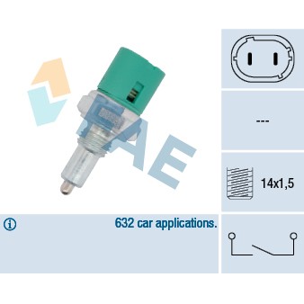 Слика на Сензор за рикверц светло FAE 40600 за Renault Kangoo Rapid (FC0-1) 1.2 (FC01, FC0A, FC0F) - 58 коњи бензин