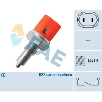 Слика на Сензор за рикверц светло FAE 40601 за Renault Kangoo Rapid (FC0-1) 1.2 (FC01, FC0A, FC0F) - 58 коњи бензин