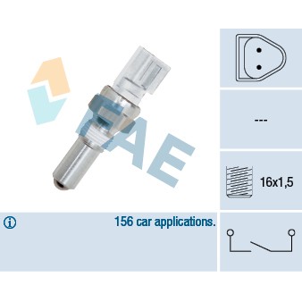 Слика на Сензор за рикверц светло FAE 40730 за Ford Escort 7 Clipper (gal,anl) 1.8 TD - 90 коњи дизел