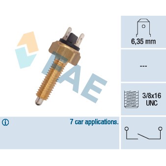 Слика на Сензор за рикверц светло FAE 40960