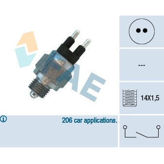 Слика на Сензор за рикверц светло FAE 40990 за Volvo S70 Saloon (P80) 2.3 T-5 - 239 коњи бензин