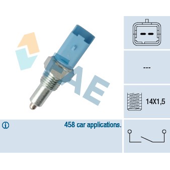 Слика на Сензор за рикверц светло FAE 40999 за Nissan Note (E11) 1.6 - 110 коњи бензин