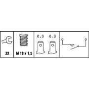 Слика 2 на Сензор за рикверц светло HELLA 6ZF 003 272-011