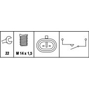 Слика 2 на Сензор за рикверц светло HELLA 6ZF 008 621-011