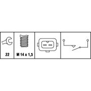 Слика 2 на Сензор за рикверц светло HELLA 6ZF 008 621-151