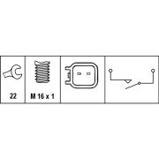 Слика 2 на Сензор за рикверц светло HELLA 6ZF 010 965-051