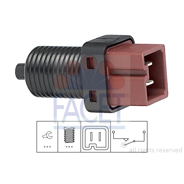 Слика на Сензор за стоп светло FACET Made in Italy - OE Equivalent 7.1132 за Lancia Zeta (220) 2.0 16V (220AQ5) - 136 коњи бензин