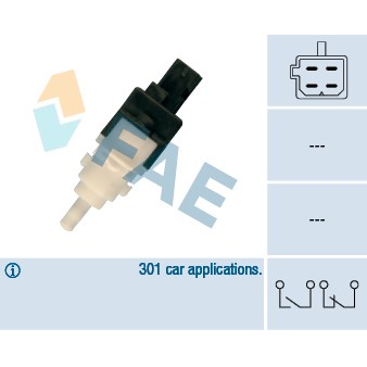 Слика на Сензор за стоп светло FAE 24413 за Citroen Jumper Platform 2.2 HDi 100 - 101 коњи дизел