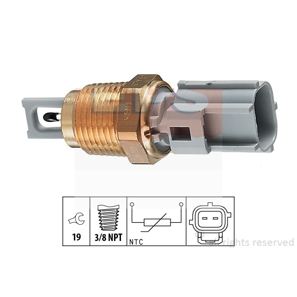 Слика на сензор за температура на влезен воздух EPS Made in Italy - OE Equivalent 1.994.004 за Ford Escort 7 (gal,aal,abl) 1.8 16V - 115 коњи бензин