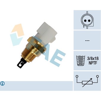 Слика на Сензор за температура на влезен воздух FAE 33440 за Ford Mondeo 3 Clipper (BWY) 2.5 V6 24V - 170 коњи бензин