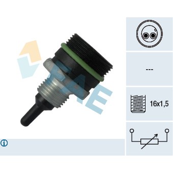 Слика на сензор за температура на влезен воздух FAE 33901 за камион MAN F 90 24.402 FNL,24.402 FNLL - 400 коњи дизел