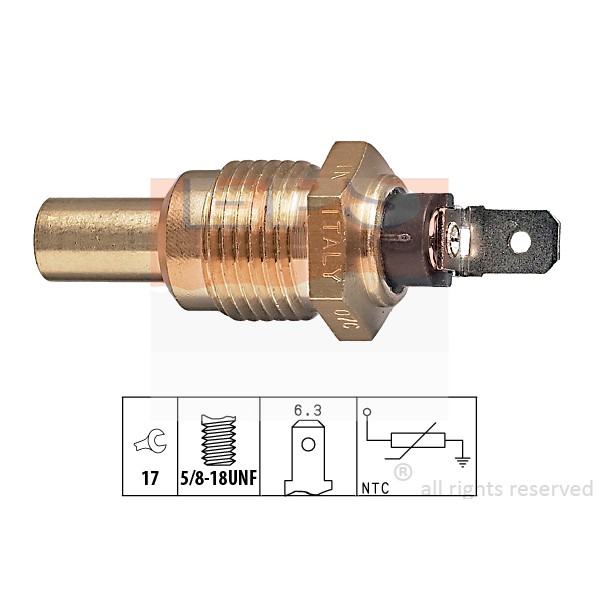 Слика на Сензор за температура EPS Made in Italy - OE Equivalent 1.830.046