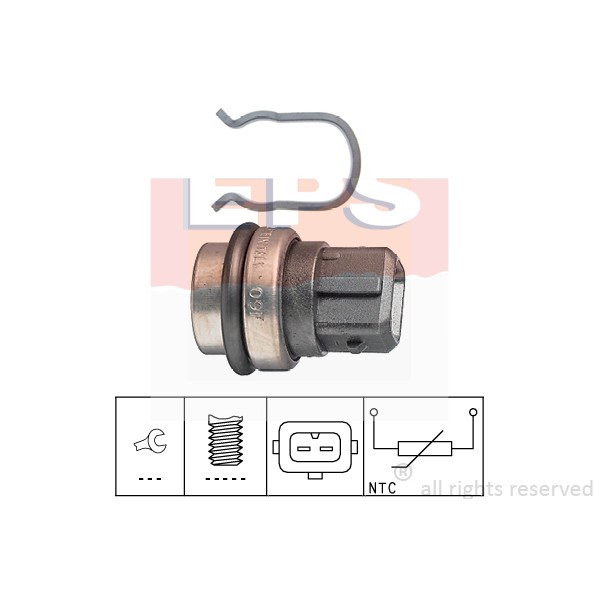 Слика на Сензор за температура EPS Made in Italy - OE Equivalent 1.830.086 за VW Caddy Pickup (14) 1.6 D - 55 коњи дизел