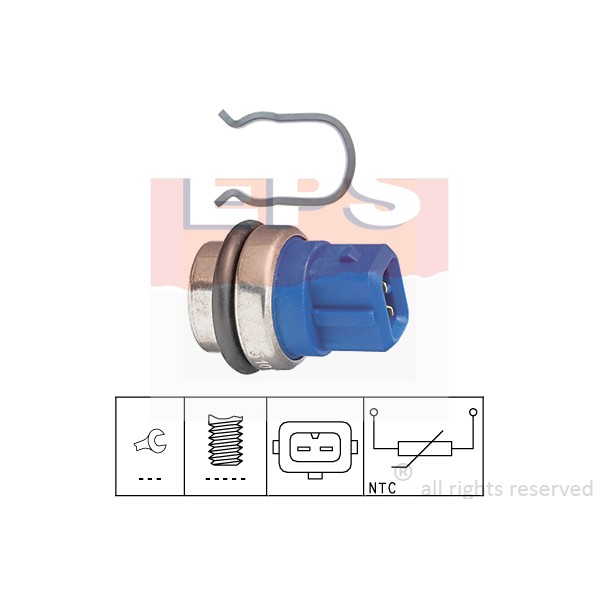 Слика на Сензор за температура EPS Made in Italy - OE Equivalent 1.830.101 за VW Polo 2 (86c,80) 1.0 - 45 коњи бензин