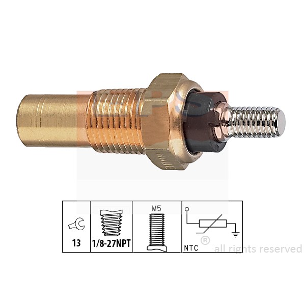 Слика на Сензор за температура EPS Made in Italy - OE Equivalent 1.830.124