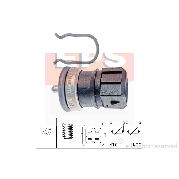 Слика на Сензор за температура EPS Made in Italy - OE Equivalent 1.830.251 за Renault Laguna Grandtour (K56) 1.6 16V (K568) - 107 коњи бензин