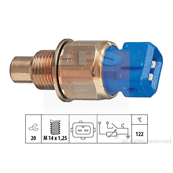 Слика на Сензор за температура EPS Made in Italy - OE Equivalent 1.830.552 за Renault Laguna (B56,556) 3.0 24V (B56V) - 190 коњи бензин