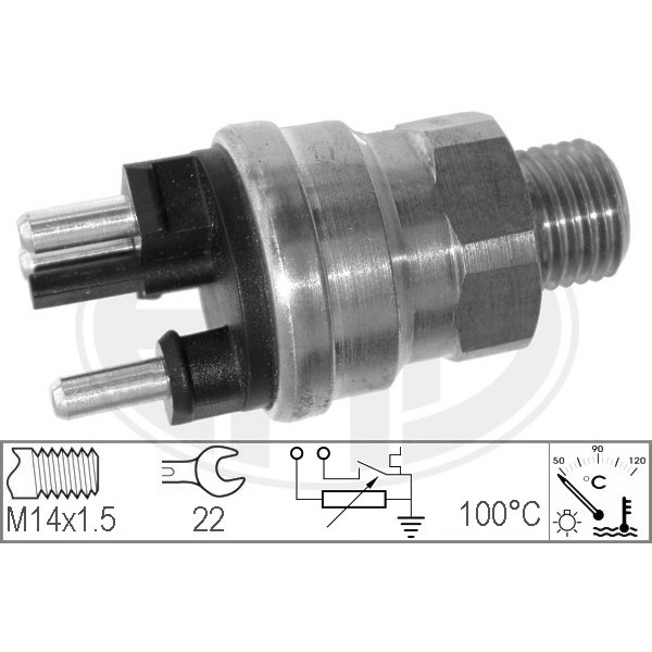 Слика на Сензор за температура ERA 330149 за Mercedes E-class (w124) 200 (124.020) - 102 коњи бензин