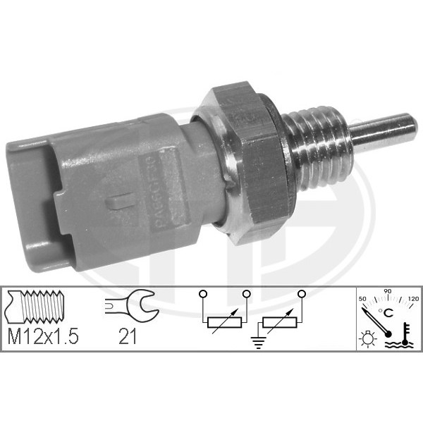 Слика на Сензор за температура ERA 330551 за Citroen Saxo S0,S1 1.1 X,SX - 60 коњи бензин