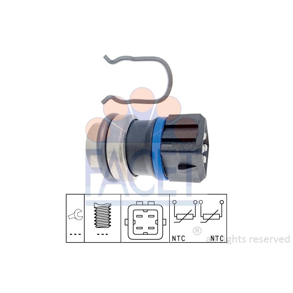 Слика на Сензор за температура FACET Made in Italy - OE Equivalent 7.3146 за VW Passat 3 Variant (B4,35i) 2.0 - 115 коњи бензин