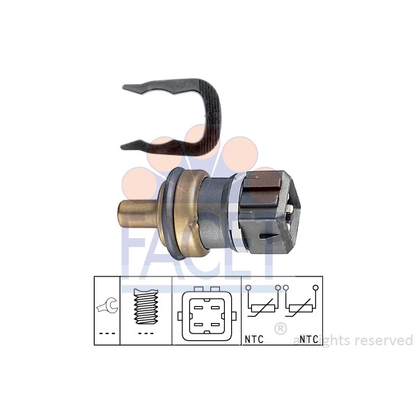 Слика на Сензор за температура FACET Made in Italy - OE Equivalent 7.3232 за Audi A4 Avant (8D5, B5) 1.8 - 115 коњи бензин