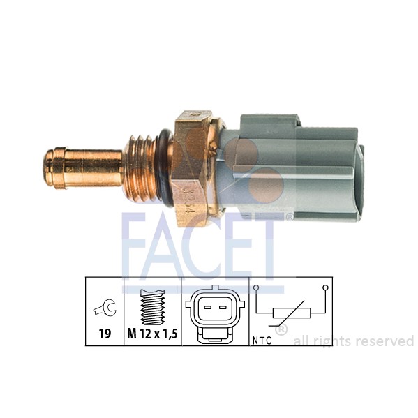 Слика на Сензор за температура FACET Made in Italy - OE Equivalent 7.3234 за Ford Escort 7 (gal,aal,abl) 1.8 16V - 115 коњи бензин