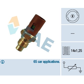 Слика на Сензор за температура FAE 32240 за Renault 21 Savanna 2.1 D 4x4 (K486) - 65 коњи дизел