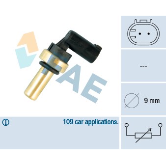 Слика на Сензор за температура FAE 32705 за Opel Astra GTC 1.6 - 180 коњи бензин