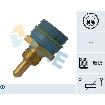 Слика на Сензор за температура FAE 33900 за камион Iveco Eurotech MH 190 E 30, 190 E 30 /P - 296 коњи дизел