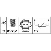 Слика 2 на Сензор за температура HELLA 6PT 009 309-411