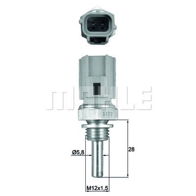 Слика на Сензор за температура MAHLE TSE 27 за Toyota Supra (MA70) 3.0 Turbo - 235 коњи бензин