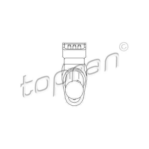 Слика на сензор обртаи, управување на мотор TOPRAN 407 869 за Mercedes E-class Estate (s211) E 270 T CDI (211.216) - 177 коњи дизел