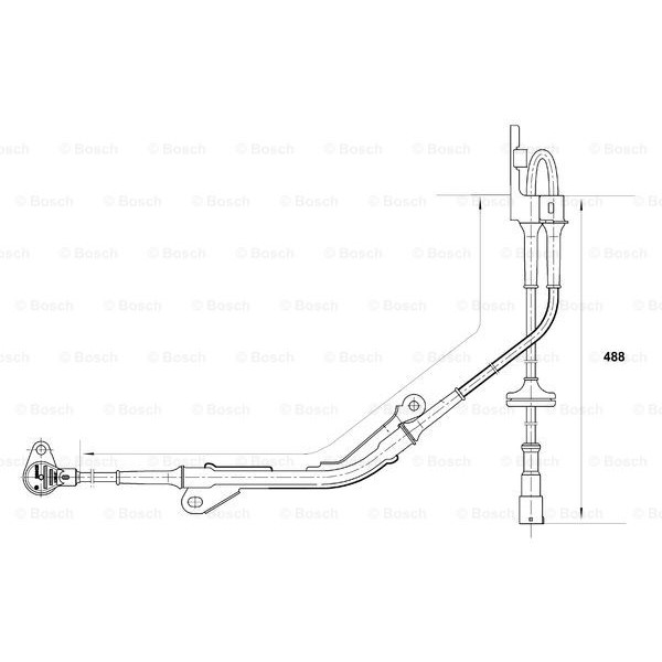 Слика на Сензор ABS BOSCH 0 265 006 104 за Rover 800 Coupe 820 16V - 136 коњи бензин