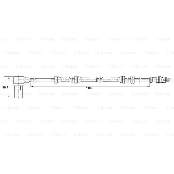 Слика на Сензор abs BOSCH 0 265 006 156