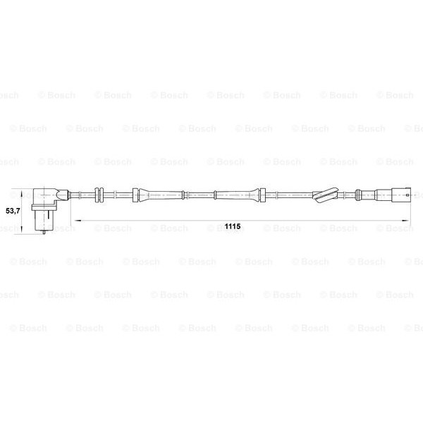 Слика на Сензор abs BOSCH 0 265 006 163