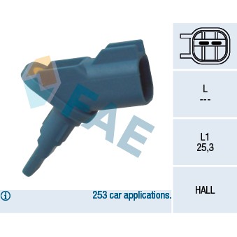 Слика на Сензор ABS FAE 78011 за Volvo C70 2 Convertible D5 - 180 коњи дизел