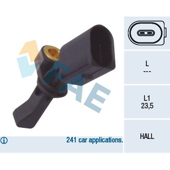 Слика на Сензор ABS FAE 78066 за Skoda Fabia Combi (6Y5) 1.4 TDI - 80 коњи дизел