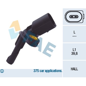 Слика на Сензор abs FAE 78101